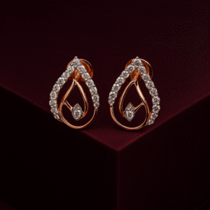 Eternal Teardrop Diamond Earrings