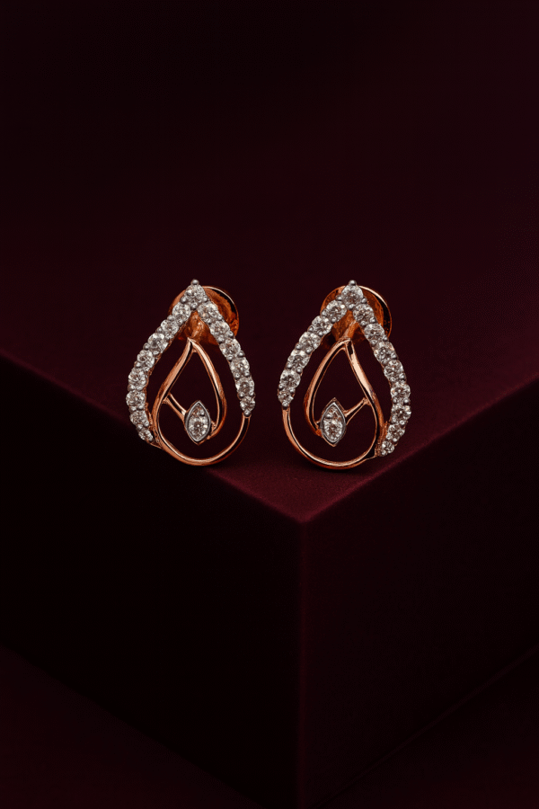 Eternal Teardrop Diamond Earrings