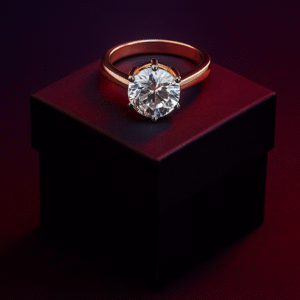 3.51 Ct CVD Lab-Grown Solitaire Diamond Ring in 18K Gold – Grand Brilliance