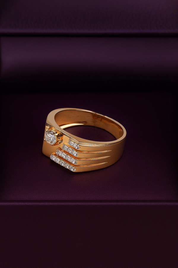 Stellar Steps Diamond Men’s Ring