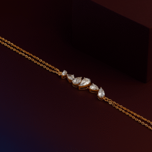 Tear of Light CVD Diamond Bracelet in Gold