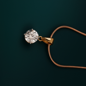 Classic Solitaire Diamond Pendant | Gw-0.880 gm | Dia-1.11 ct